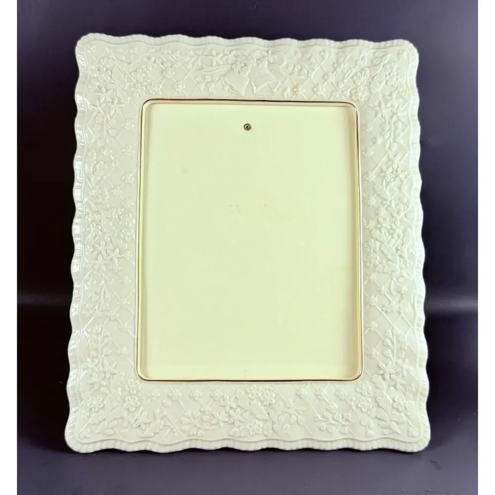 Vintage LENOX Porcelain Wedding Promises Picture Frame, 7